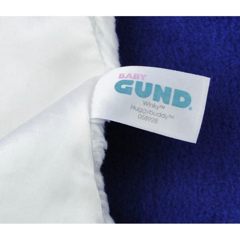 Baby Gund Huggybuddy Winky Lamb Lovey Security Blanket 58928 White 16 Inch